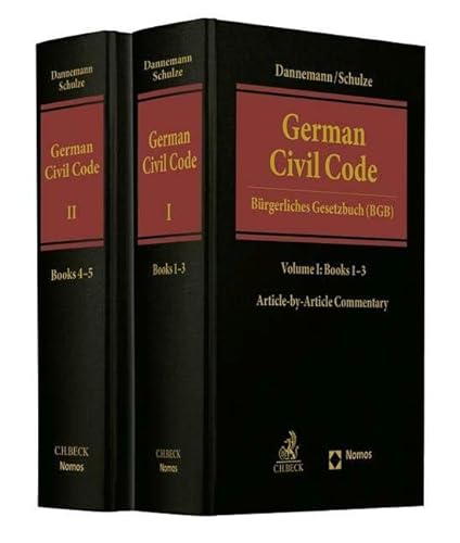 Stock image for German Civil Code Volume I and II for sale by PBShop.store US