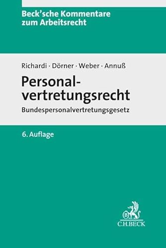 Stock image for Personalvertretungsrecht: Bundespersonalvertretungsgesetz for sale by Revaluation Books