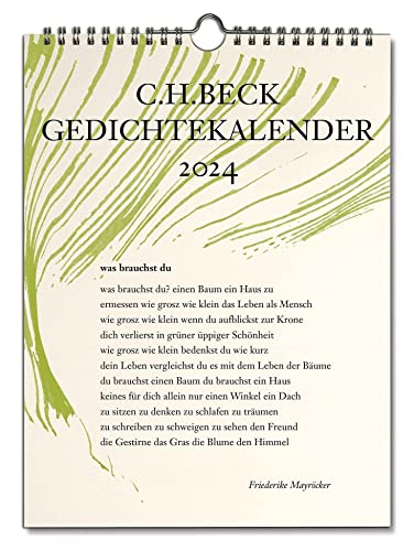 Stock image for C.H. Beck Gedichtekalender: Kleiner Bruder 2024 (40. Jahrgang) for sale by medimops