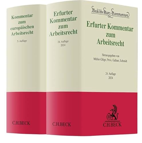 Beispielbild fr Erfurter Kommentar zum Arbeitsrecht und Kommentar zum europischen Arbeitsrecht zum Verkauf von GreatBookPrices