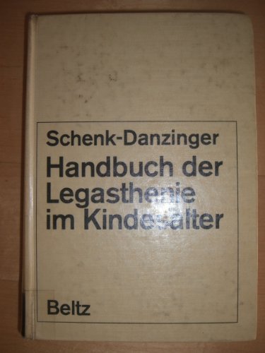 Beispielbild fr Handbuch der Legasthenie im Kindesalter zum Verkauf von Versandantiquariat Felix Mcke