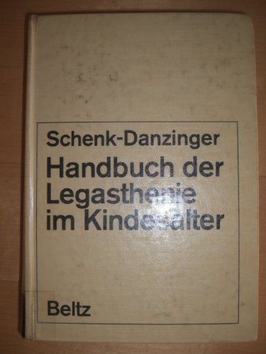 Stock image for Handbuch der Legasthenie im Kindesalter for sale by Versandantiquariat Felix Mcke