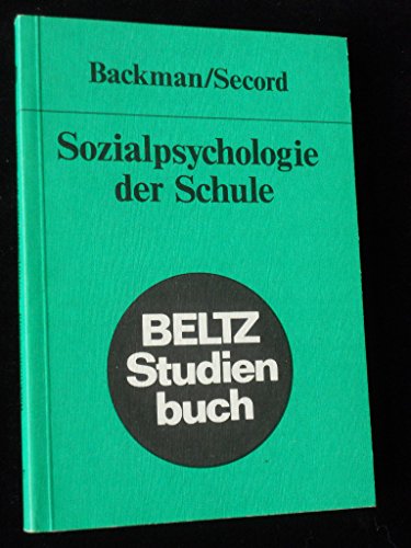 Stock image for Sozialpsychologie der Schule for sale by Versandantiquariat Felix Mcke