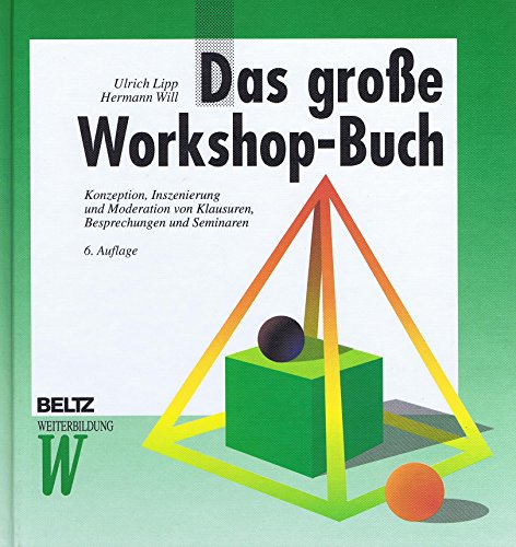 Das große Workshop- Buch. Konzeption, Inszenierung und Moderation von Klausuren, Besprechungen und Seminaren. (Gebundene Ausgabe) von Ulrich Lipp Hermann Will Das grosse Workshop-Buch Das große Workshop-Buch Moderatoren Trainer Dozenten Seminarführer Klausuren Tagungen Besprechungen Seminare Ein praktisches Handbuch für alle, die Seminare halten und Besprechungen, Workshops und Klausuren moderieren. Auch wenn ich die Standardtechniken schon aus anderen Büchern kannte, bietet es doch durch die Erweiterung auf Varianten und durch die Einführung von neuen Methoden viele Anregungen für die eigene Gestaltung. Gut geeignet zum Schmökern aber auch als Werkzeugkasten für knifflige Situationen. Und vor allem für langjährige Trainer die Möglichkeit mal was Neues zu machen und sich weiterzuentwickeln. Jeder, der mit Gruppen arbeitet sollte dieses Buch haben und nutzen! Das Buch ist sehr Übersichtlich klar umschrieben, man kann es sofort umsetzen. Auch für Anfänger leicht zu verstehen.Sehr zu empf - Ulrich Lipp Hermann Will