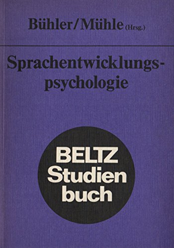 Beispielbild fr Sprachentwicklungspsychologie. zum Verkauf von Bernhard Kiewel Rare Books