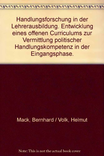 Beispielbild fr Handlungsforschung in der Lehrerausbildung zum Verkauf von NEPO UG