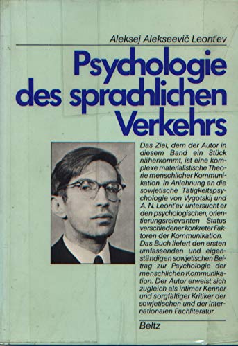 Stock image for Psychologie des sprachlichen Verkehrs for sale by medimops