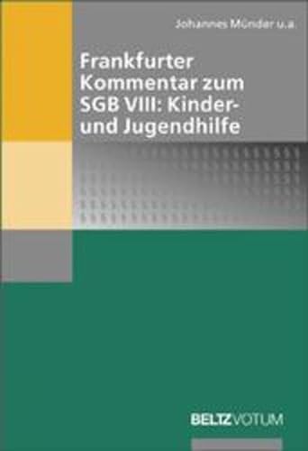 Frankfurter Lehr- und Praxiskommentar zum SGB VIII: Kinder- und Jugendhilfe. Stand: 01.01.2003. (9783407558862) by MÃ¼nder, Johannes; Baltz, Jochem; Jordan, Erwin