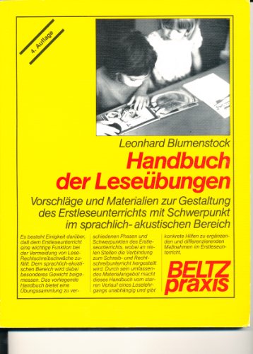 9783407620682: Handbuch der Lesebungen