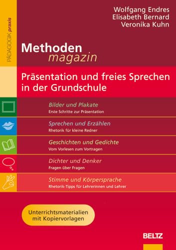 9783407626127: Methoden-Magazin: Prsentation und freies Sprechen in der Grundschule: Unterrichtsmaterialien mit Kopiervorlagen