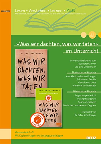 Beispielbild fr Was wir dachten, was wir taten im Unterricht PLUS zum Verkauf von Blackwell's