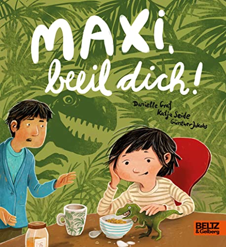 Beispielbild fr Maxi, beeil dich!: Ein Bilderbuch ber den Hrdenlauf am Morgen. Originell erzhlt aus Erwachsenen- und Kinderperspektive Graf, Danielle; Seide, Katja and Jakobs, Gnther zum Verkauf von BcherExpressBerlin