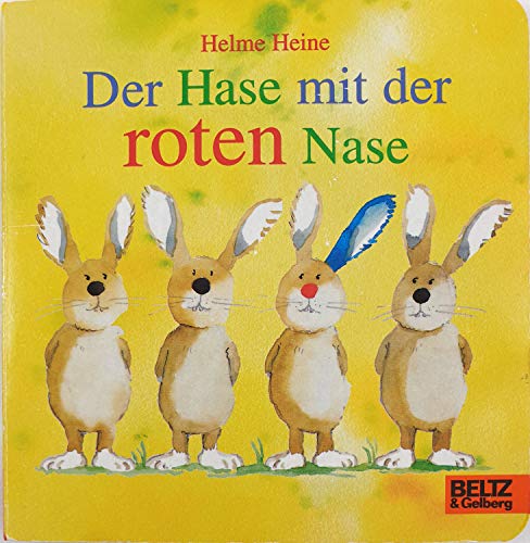 Stock image for Der Hase mit der roten Nase: Vierfarbiges Papp-Bilderbuch for sale by WorldofBooks