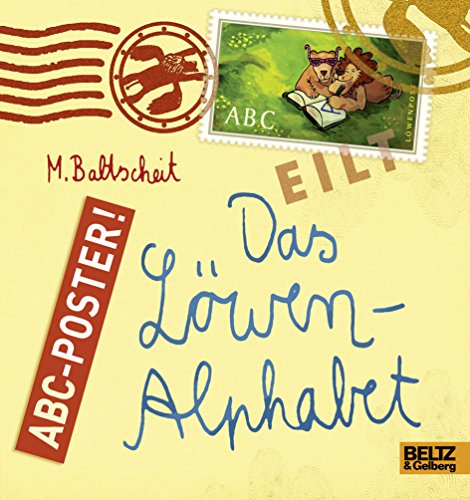 9783407794796: Das Lwen-Alphabet: ABC-Poster
