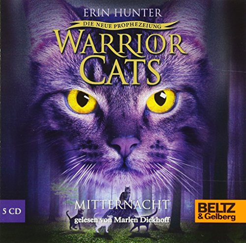 Warrior Cats - Die neue Prophezeiung. Mitternacht: II, Folge 1, gelesen von Marlen Diekhoff, 5 CDs in der Multibox, 6 Std.25 Min. - Hunter, Erin