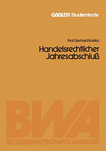Stock image for Handelsrechtlicher Jahresabschlu : Bilanz und Gewinn- und Verlust-Rechnung for sale by Chiron Media