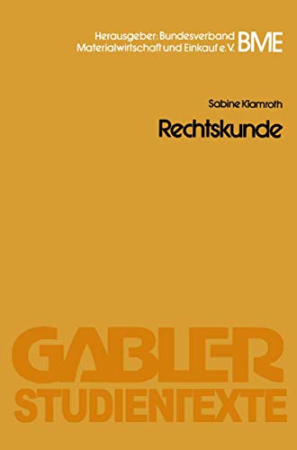 Rechtskunde - Sabine Klamroth