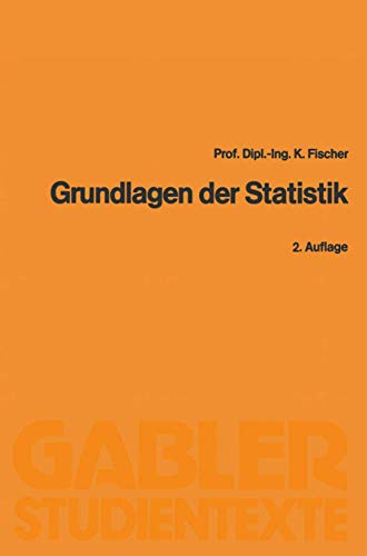 9783409021234: Grundlagen der Statistik (Gabler-Studientexte) (German Edition)