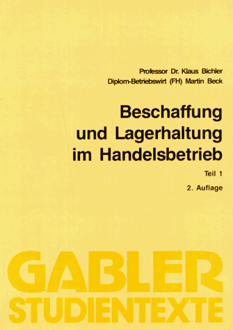 Imagen de archivo de Beschaffung und Lagerhaltung im Handelsbetrieb I a la venta por Buchmarie