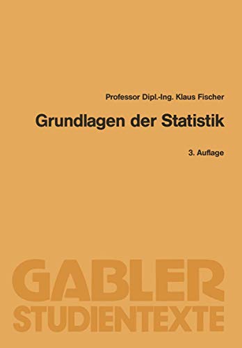 9783409031233: Grundlagen der Statistik (German Edition)
