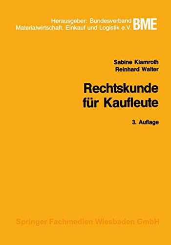 Stock image for Rechtskunde fr Kaufleute for sale by medimops