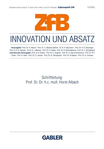 Imagen de archivo de Innovation Und Absatz a la venta por Revaluation Books