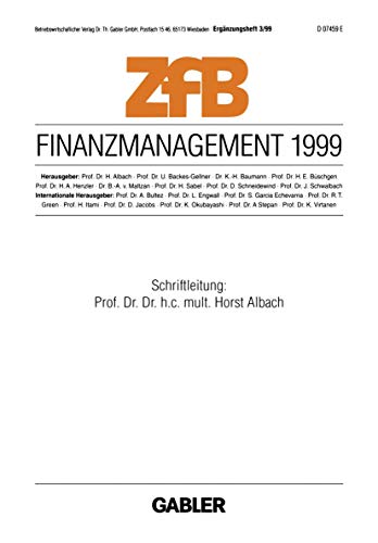 Imagen de archivo de Finanzmanagement 1999 a la venta por Revaluation Books