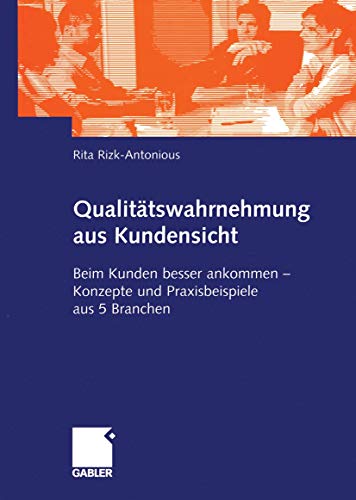 Stock image for Qualitatswahrnehmung aus Kundensicht for sale by Chiron Media