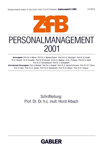 Beispielbild fr Personalmanagement 2001 zum Verkauf von Books Puddle