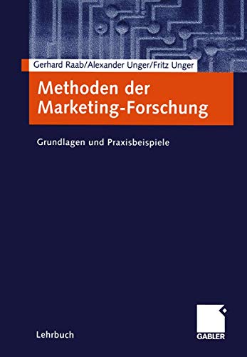 9783409120746: Methoden der Marketing-Forschung.