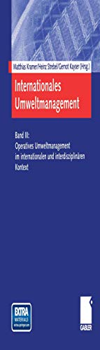 Imagen de archivo de Internationales Umweltmanagement: Band III: Operatives Umweltmanagement im internationalen und interdisziplinren Kontext: TEIL III a la venta por medimops