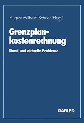 Imagen de archivo de Grenzplankostenrechnung : Stand und aktuelle Probleme a la venta por Chiron Media