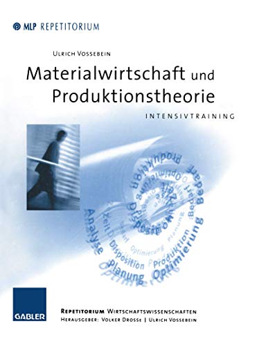 9783409126120: Materialwirtschaft und Produktionstheorie. Intensivtraining