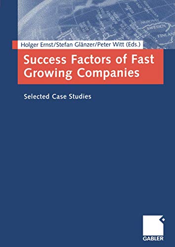 9783409127066: Success Factors of Fast Growing Companies: Selected Case Studies