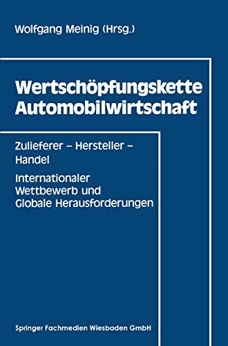 Stock image for Wertschpfungskette Automobilwirtschaft for sale by medimops