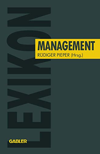 Lexikon Management (German Edition) (9783409132145) by Pieper, RÃ¼diger