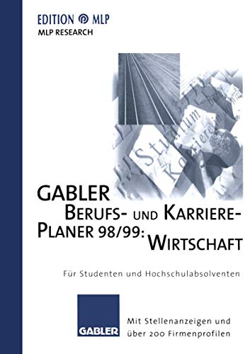 Beispielbild fr Gabler Berufs- und Karriereplaner 98/99 zum Verkauf von Sigrun Wuertele buchgenie_de