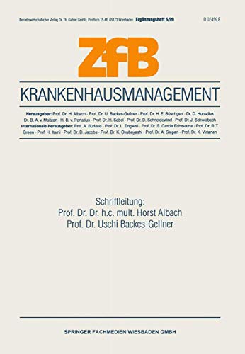 Imagen de archivo de Krankenhausmanagement a la venta por Revaluation Books