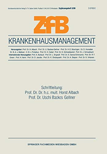 9783409139595: Krankenhausmanagement: 5 (ZfB Special Issue, 5)