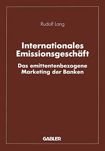Beispielbild fr Internationales Emissionsgeschft: Das emittentenbezogene Marketing der Banken zum Verkauf von medimops