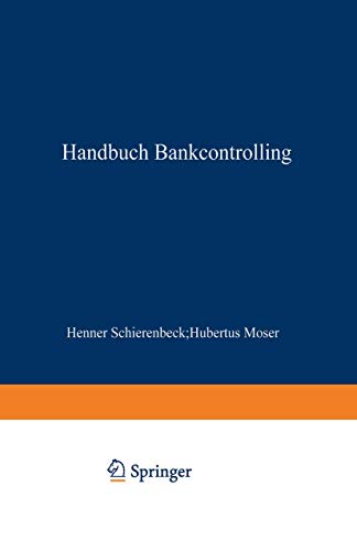 9783409141994: Handbuch Bankcontrolling