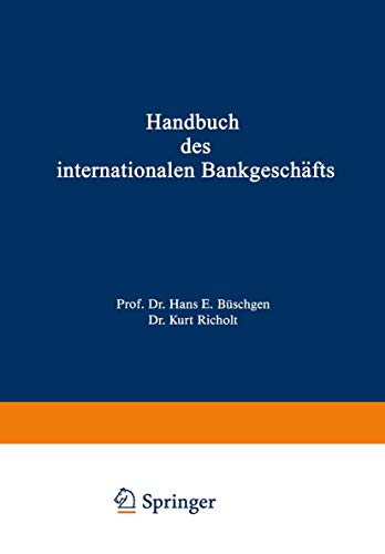 Handbuch des Internationalen Bankgeschäfts.,