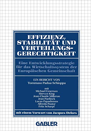 Beispielbild fr Effizienz, Stabilitt und Verteilungsgerechtigkeit zum Verkauf von medimops