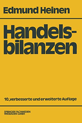 Stock image for Handelsbilanzen for sale by Chiron Media