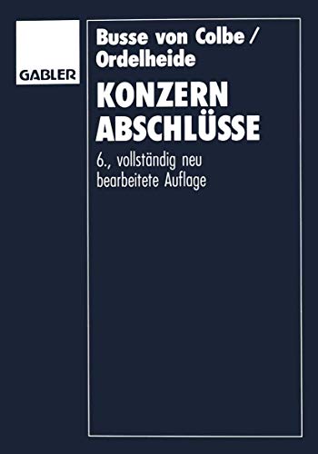 9783409167444: Konzernabschlsse