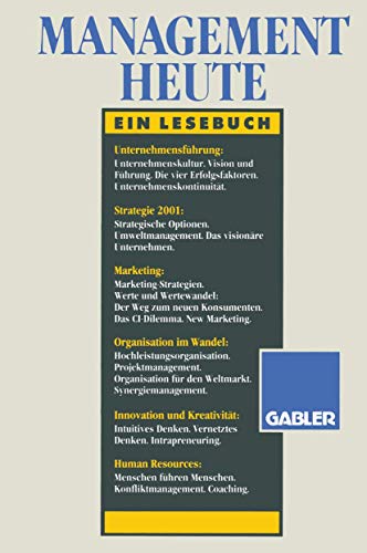 9783409189026: Management heute: Ein Lesebuch (German Edition)