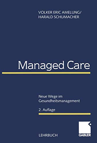 Beispielbild fr Managed Care zum Verkauf von medimops