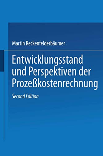 9783409221405: Entwicklungsstand und Perspektiven der Prozekostenrechnung (krp-Edition)