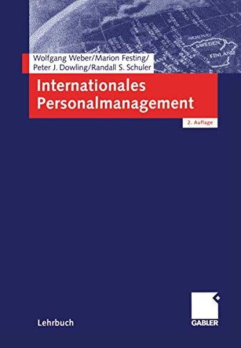 Beispielbild fr Internationales Personalmanagement von Wolfgang Weber (Autor), Marion Festing (Autor), Peter J. Dowling Personalpolitik Personalwirtschaft Internationale Wirtschaft Management Personal Personalauswahl Internationale Personalentwicklung Internationale Leistungsbeurteilung Erfolgreiche Mitarbeiter Dieses Lehrbuch zeigt praktische Probleme und Lsungsanstze im internationalen Personalmanagement auf. Durch die Zusammensetzung des Autorenteams ist gesichert, dass neueste Erkenntnisse aus dem angelschsischen und dem deutschsprachigen Bereich Eingang finden. Fallstudien tragen zur Verknpfung theoretischer Erkenntnisse und praktischer Anwendung bei. Inhalt: Aufgabenbereiche: Internationale Personalauswahl, Internationale Personalentwicklung, Internationale Leistungsbeurteilung, Internationale Entgeltpolitik, Internationale Arbeitsbeziehungen Fallstudien und aktuelles Datenmaterial zum "Personalwesen im europischen Vergleich" Prof. Dr. Wolfgang Weber, Lehrstuhl fr Personalwirtschaft an der zum Verkauf von BUCHSERVICE / ANTIQUARIAT Lars Lutzer