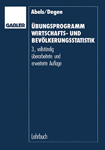 Stock image for bungsprogramm Wirtschafts- und Bevlkerungsstatistik for sale by Buchpark